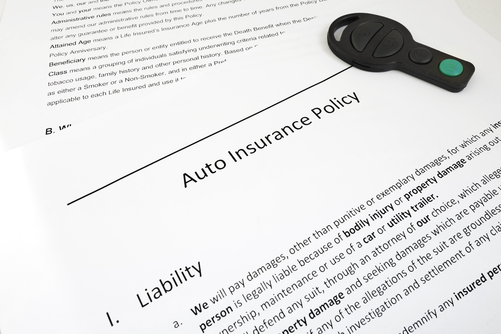 auto insurance policy paperwork