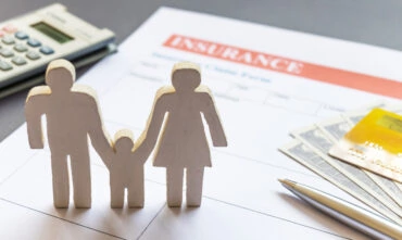 Life family insurance form with model and policy document