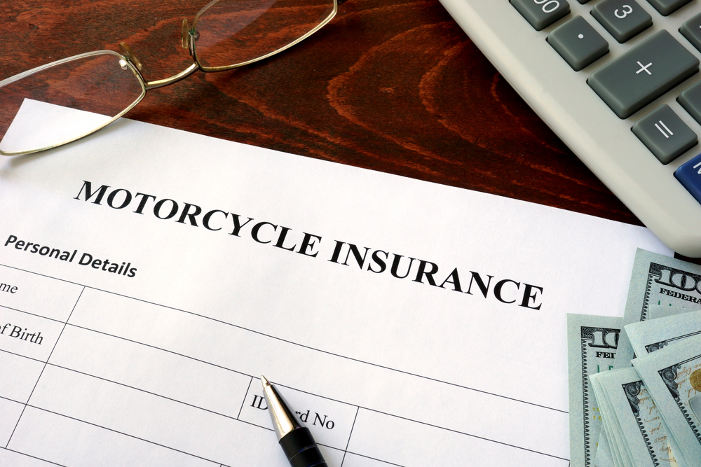 motorcycle insurance paperwork