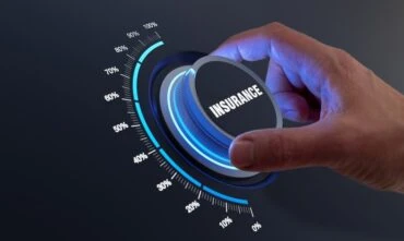 Turning up the dial on car insurance, concept of increased protection - cheap car insurance in Georgia.