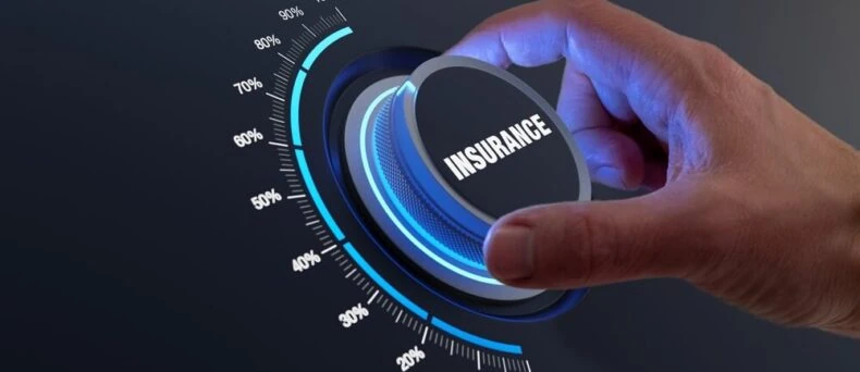 Turning up the dial on car insurance, concept of increased protection - cheap car insurance in Georgia.