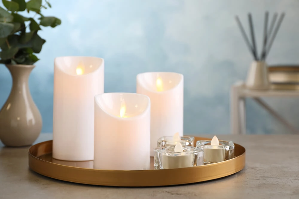 LED candles for home safety