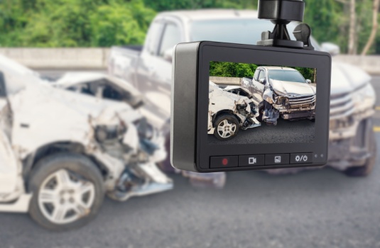 Dashcam caught car accident there's so many dashcam benefits.