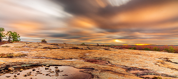Unique landscape at Arabia Mountain - cheap car insurance in Georgia.