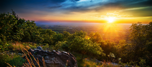 Sunset at Kennesaw Mountain National Battlefield Park - cheap car insurance in Georgia.